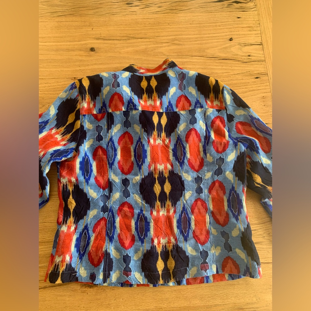 Ruby Rd. Lightweight Jacket Linen Sheer Long Slee… - image 9